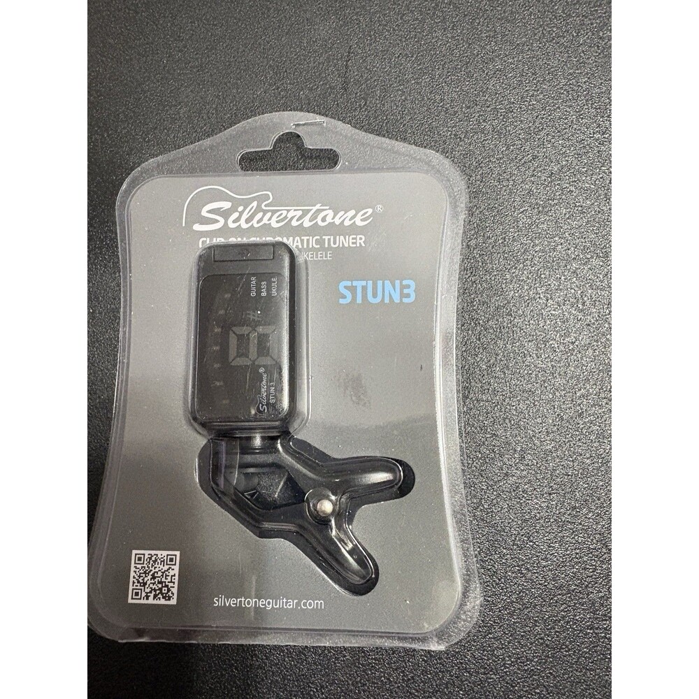 New is package Silvertone Chromatic Clip-on Tuner -STUN3